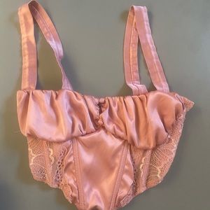 Urban Outfitters satin corset top